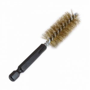 Brosse de nettoyage de conduit d'injecteur en laiton