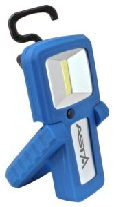 Lampe de poche LED COB rechargeable avec aimant et crochet rotatif à 360°