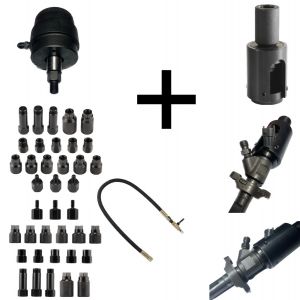 Boîte d'extraction d'injecteur pneumatique + extracteur d'injecteur à rampe commune Bosch