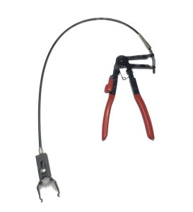 Pince pour raccord de conduite de carburant avec extension flexible