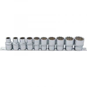 Jeu de douilles polygonales 1/2 Force 10 pcs.